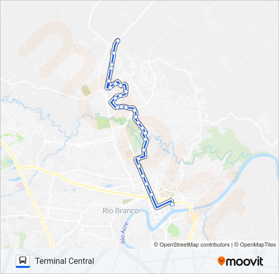 Mapa da linha 703 WANDERLEY DANTAS de ônibus