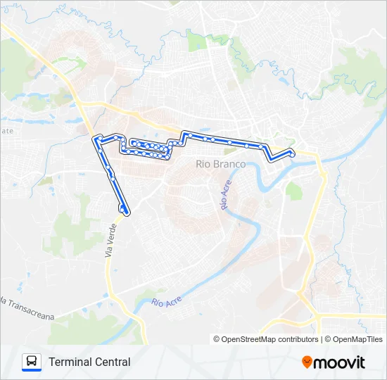 405 ESPERANÇA/SHOPPING Bus Line Map