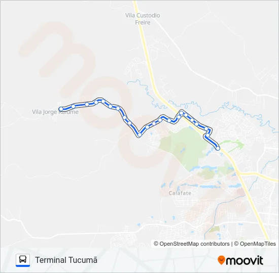 523 DISTRITO INDUSTRIAL / JORGE KALUME Bus Line Map