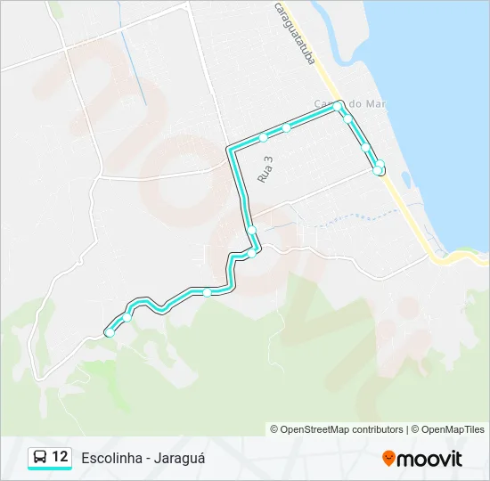 12 Bus Line Map