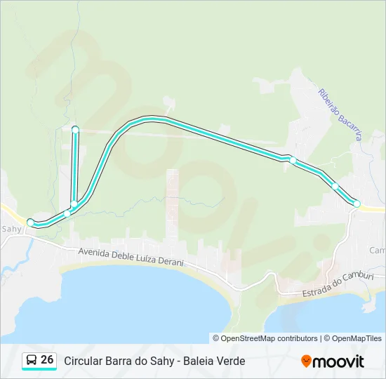 26 Bus Line Map