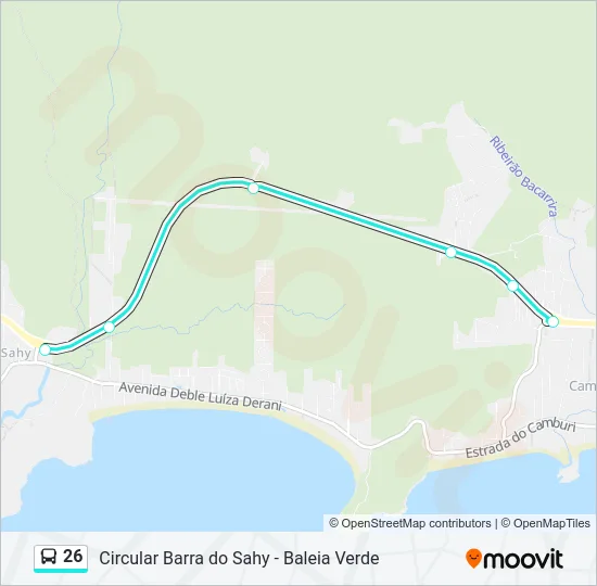 26 Bus Line Map