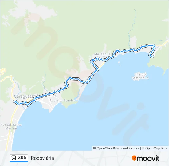306 Bus Line Map
