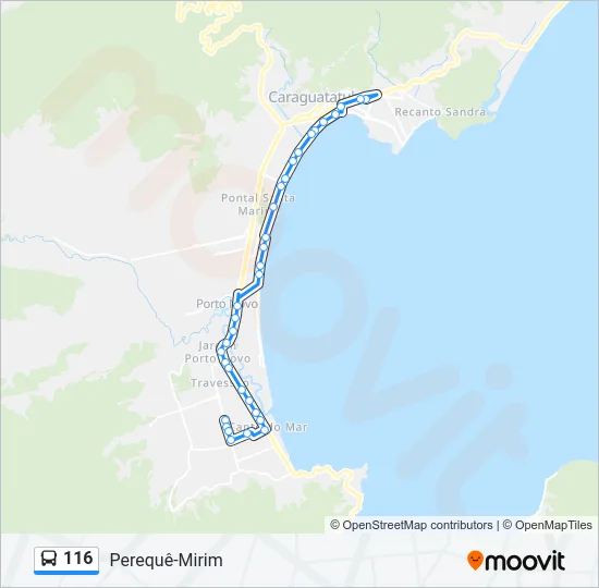 116 Bus Line Map