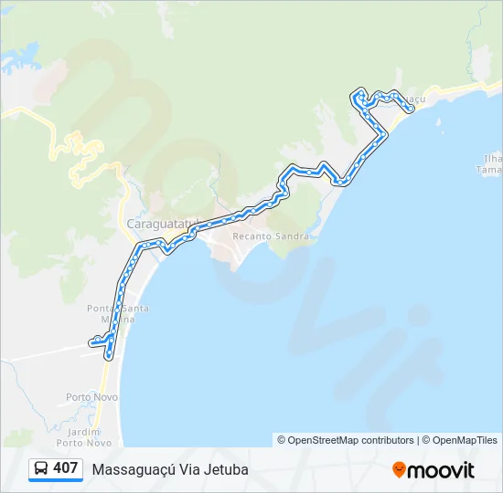 407 Bus Line Map