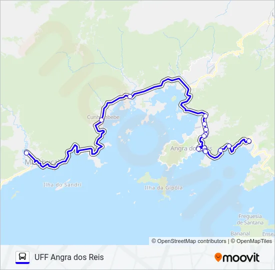 UFF Bus Line Map