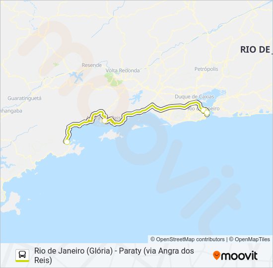 Mapa da linha RODOVIÁRIO de ônibus