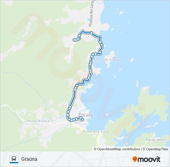 Mapa de 32 de autobús