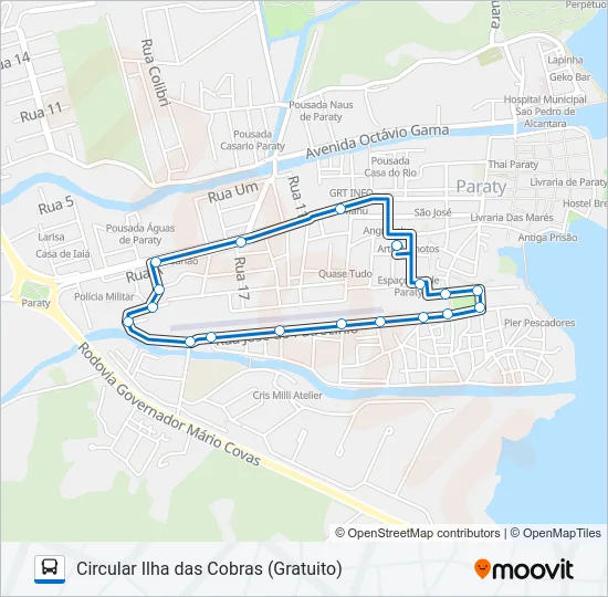 10 Bus Line Map