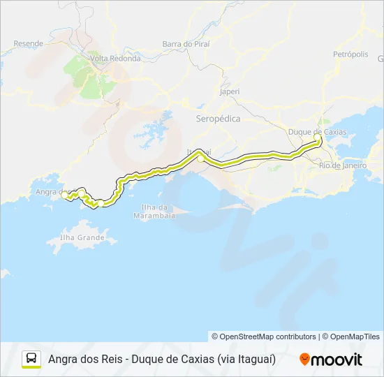 RODOVIÁRIO Bus Line Map