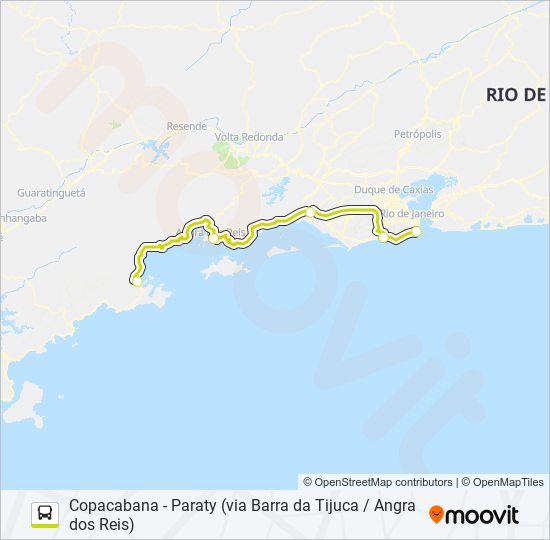 Mapa da linha RODOVIÁRIO de ônibus