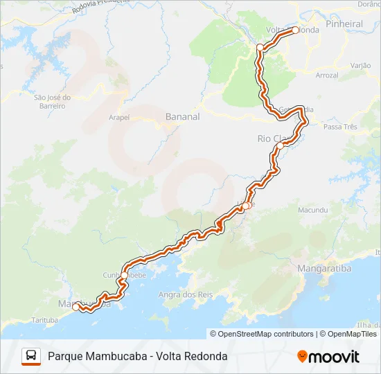 RODOVIÁRIO Bus Line Map