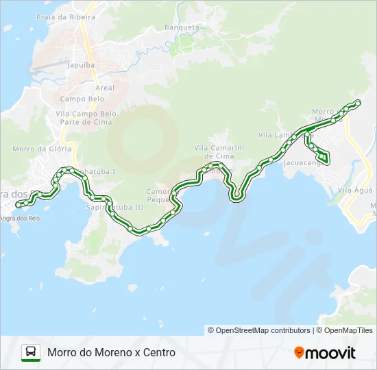 105 Bus Line Map