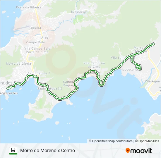 105 Bus Line Map