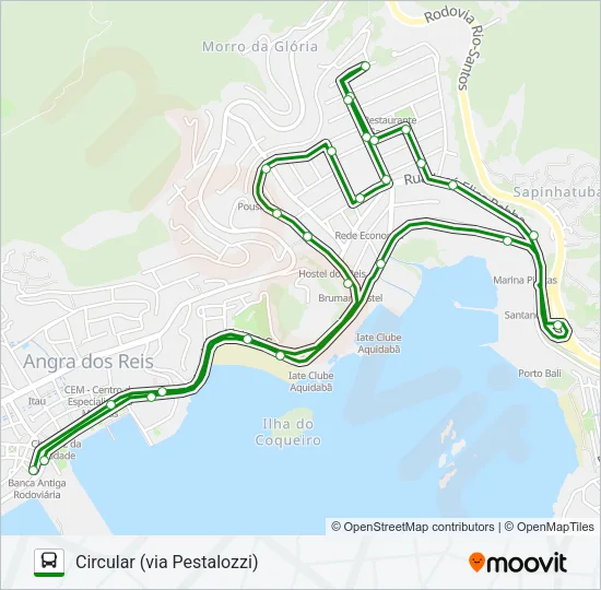 C01B Bus Line Map