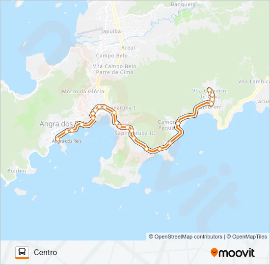 103 Bus Line Map