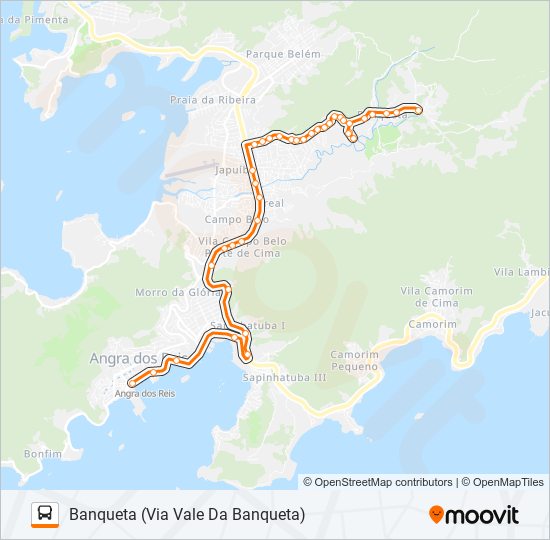 206 bus Line Map