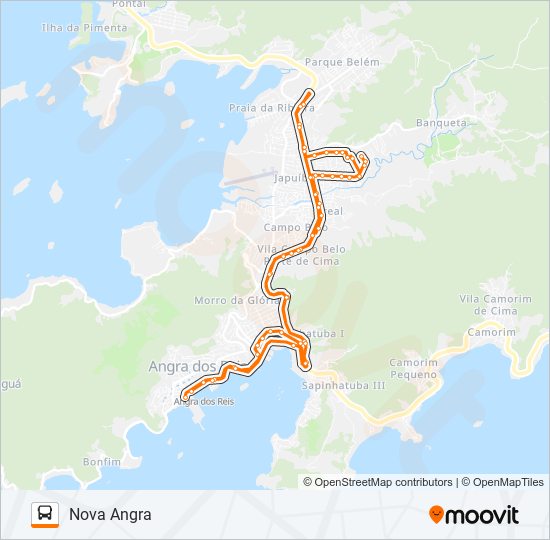 Mapa de 221 de autobús