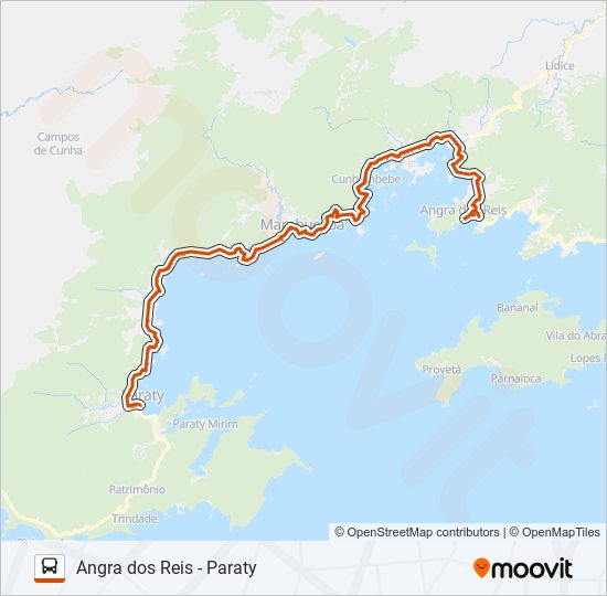 Mapa de L101 de autobús