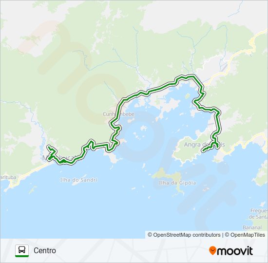 Mapa de T20 de autobús