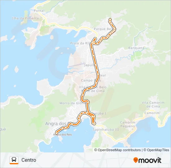 208 Bus Line Map
