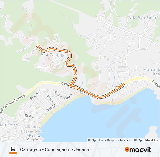 101 Bus Line Map