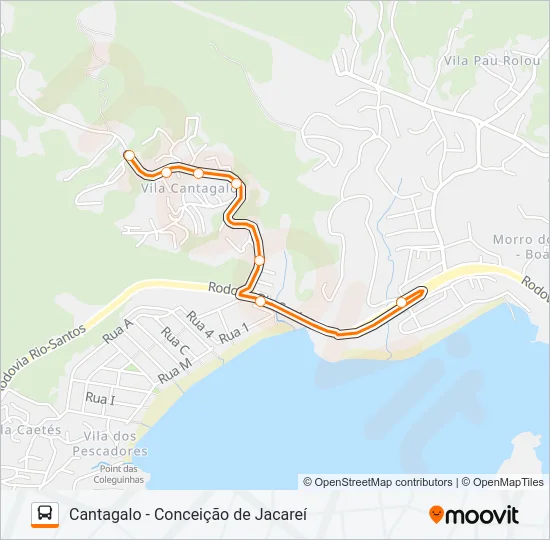 101 Bus Line Map