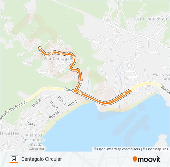 101 Bus Line Map