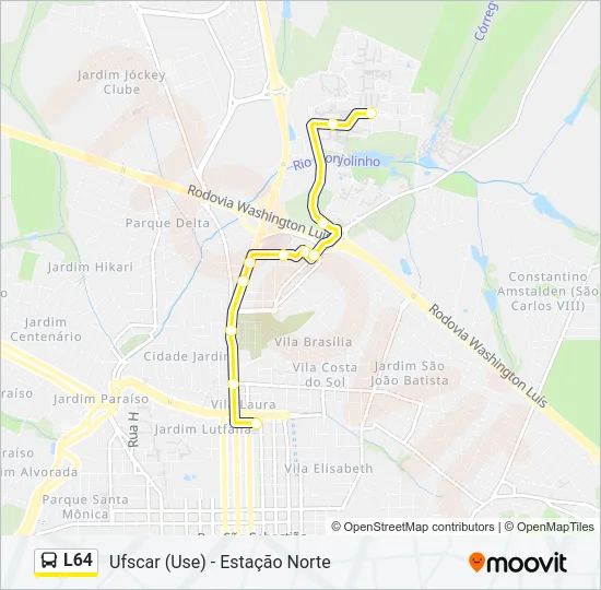 L64 Bus Line Map