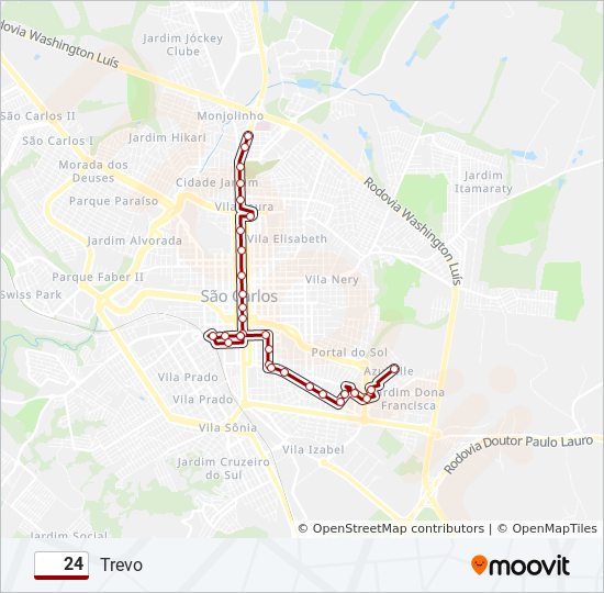 24 Route Schedules Stops Maps Trevo Updated