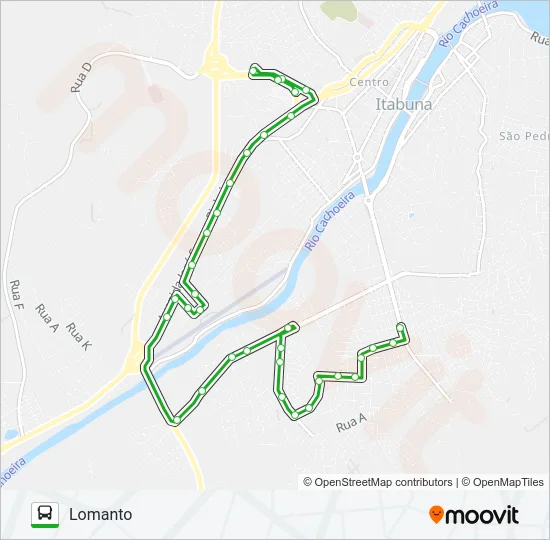 C03 PATY / LOMANTO Bus Line Map