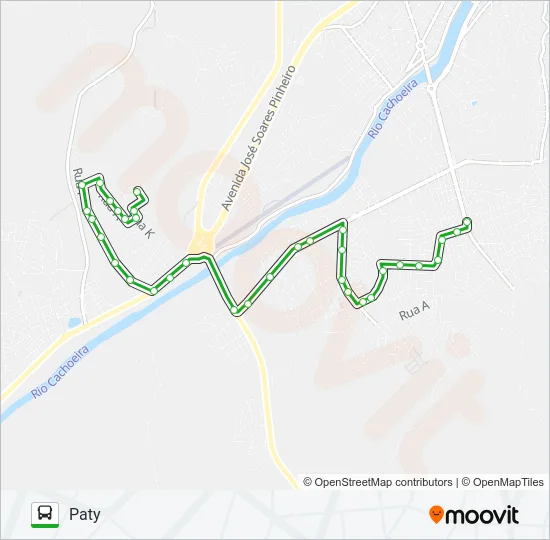 C05 NOVA ITABUNA / PATY Bus Line Map