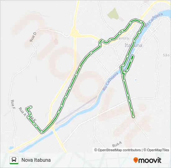C05 NOVA ITABUNA / PATY Bus Line Map
