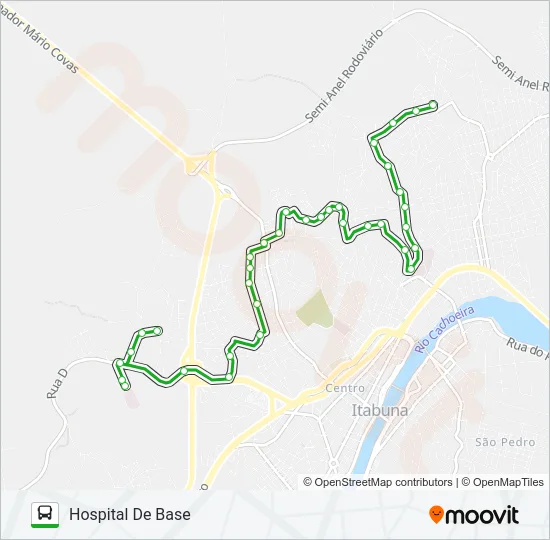 C08 NOVO HORIZONTE / SANTA INÊS Bus Line Map