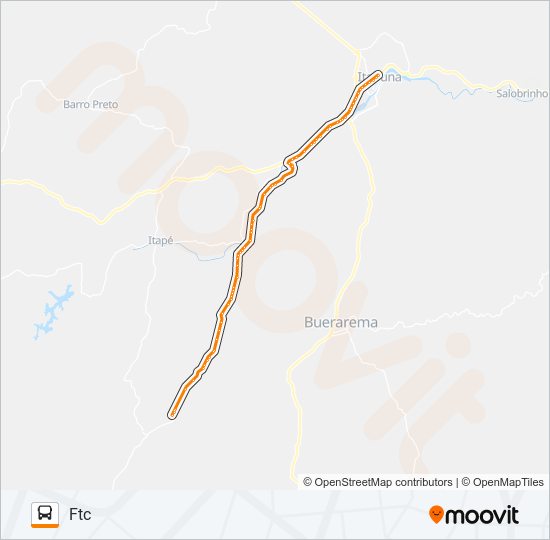 RC82 FTC / ITAMARACÁ bus Line Map