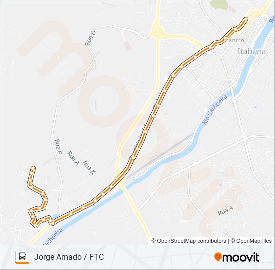 BC17 JORGE AMADO / FTC bus Line Map