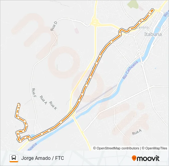 BC17 JORGE AMADO / FTC Bus Line Map