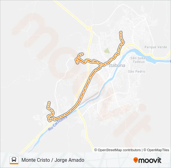 BB06 MONTE CRISTO / JORGE AMADO Bus Line Map