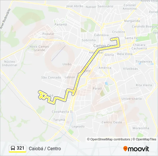 321 Bus Line Map