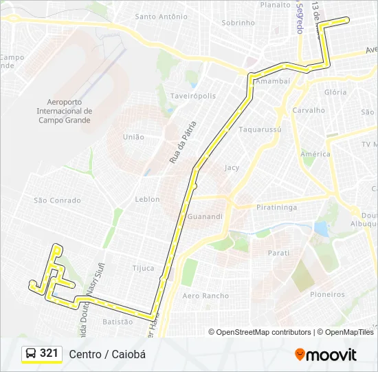 321 Bus Line Map