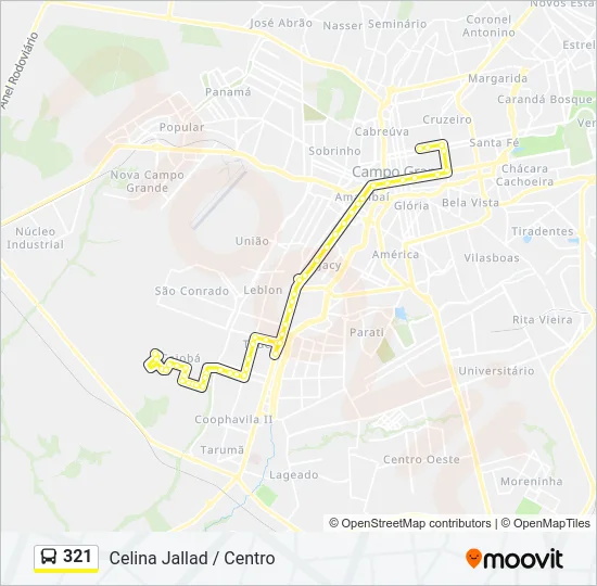 321 Bus Line Map