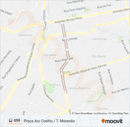 059 Bus Line Map