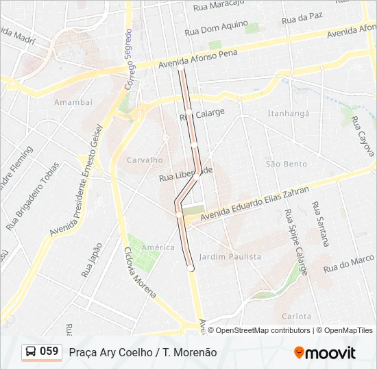 059 Bus Line Map