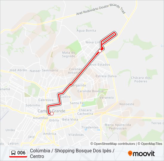 006 Bus Line Map