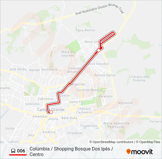 006 Bus Line Map