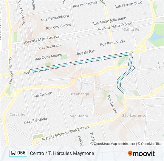 056 Bus Line Map