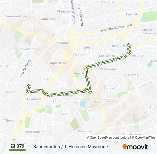 079 Bus Line Map