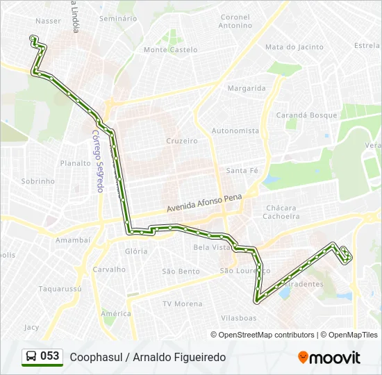053 Bus Line Map