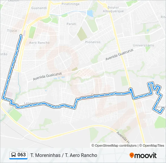063 Bus Line Map