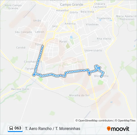 063 Bus Line Map